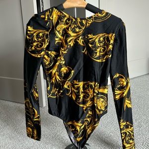 Worn once! Versace bodysuit.